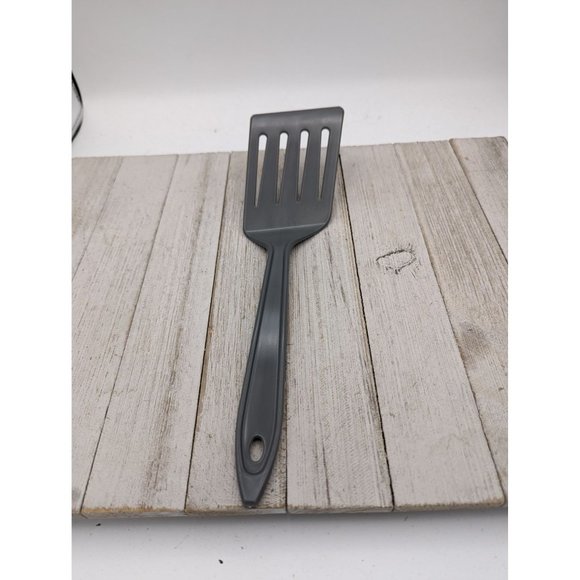 Hutzler Spatula Nylon Slotted Reinforced Turner Flipper No 717 Gray LOPOL - Picture 7 of 7